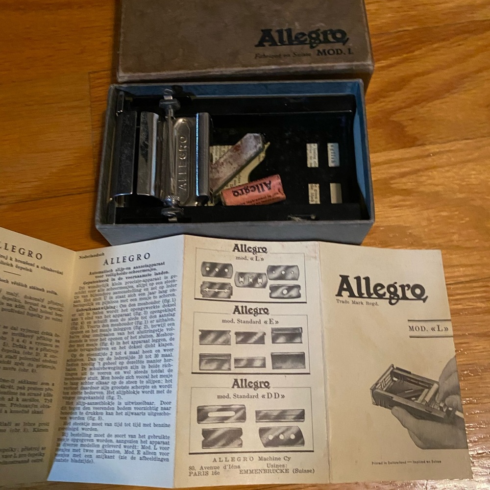 Vintage Razorblade sharpener Allegro Mod L - Picture 2 of 5